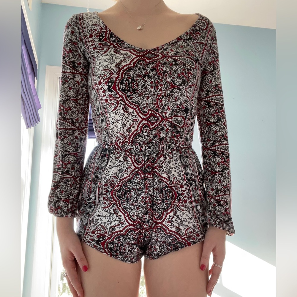 Billabong Patterned Romper
